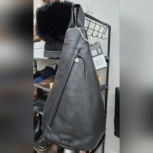 The Sak Womens Geo Sling Leather Backpack